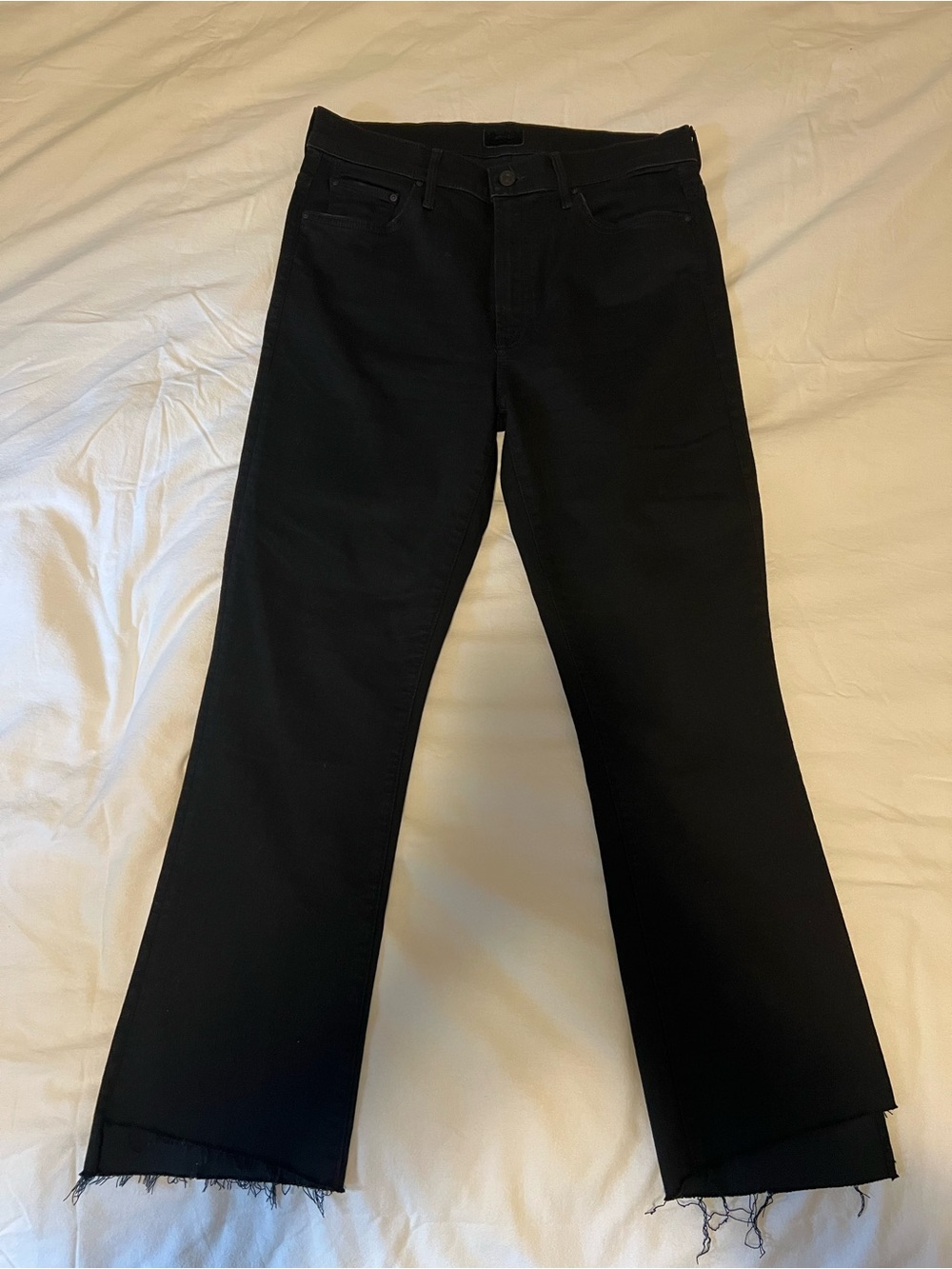 Mother Insider Crop Step Fray Jeans